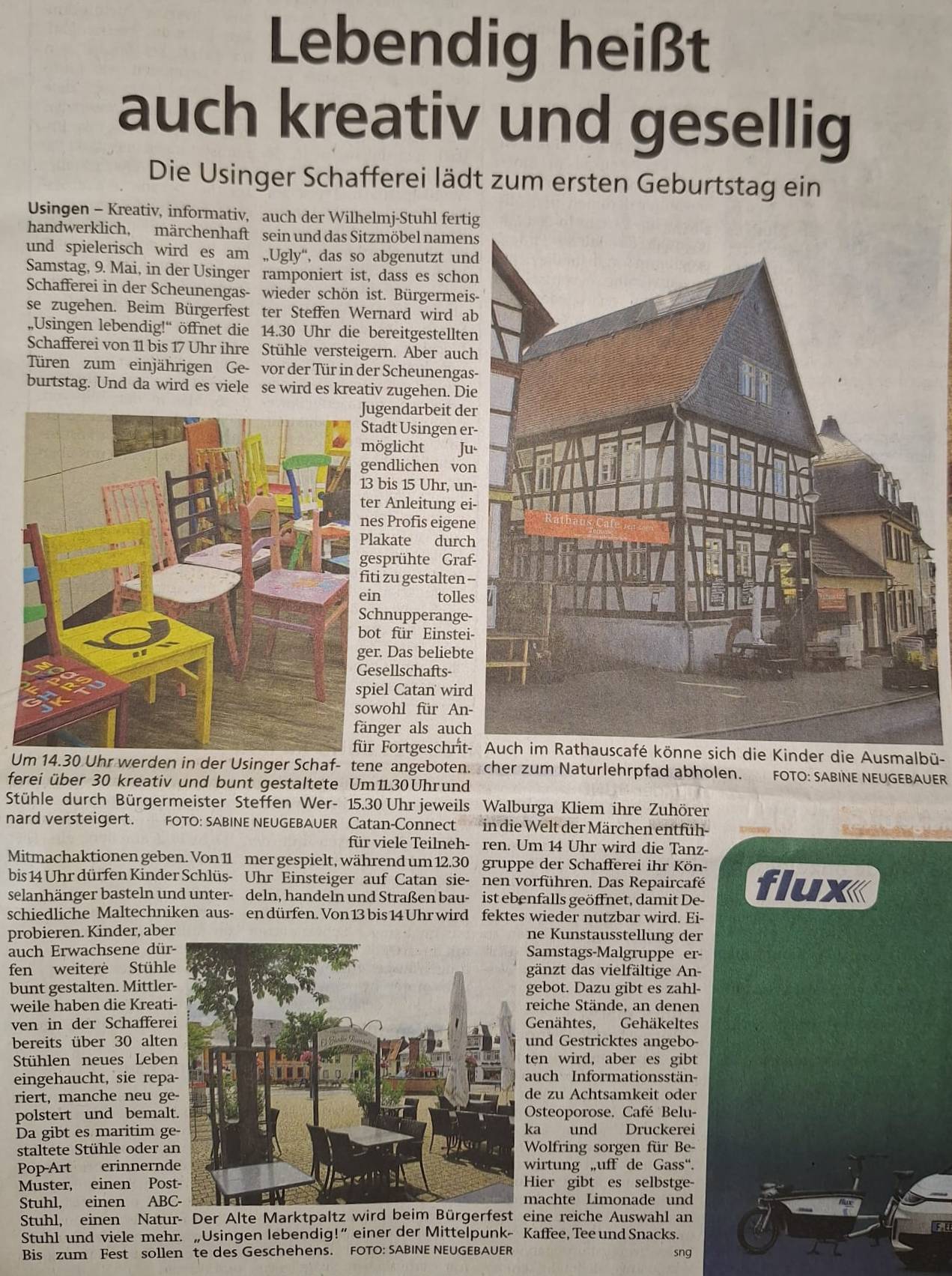 Lebendig heißt auch kreativ und gesellig